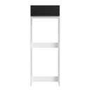 Ver imagem 2 de Porta Geladeira Madesa Glamy 1 Porta Basculante Branco Preto