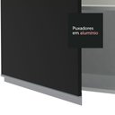 Ver mais imagens de Porta Geladeira Madesa Glamy 1 Porta Basculante Branco Preto
