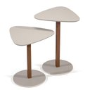 Ver imagem 1 de Mezanino Paris Lateral Sala com Pés em Madeira Maciça Off White/nature