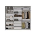Ver imagem 4 de Guarda Roupa Closet 220cm 3 Portas 100% Mdf Branco