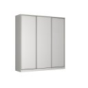Ver imagem 3 de Guarda Roupa Closet 220cm 3 Portas 100% Mdf Branco