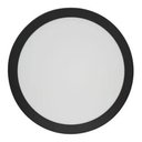 Ver imagem 2 de Plafon Redondo Embutir 24W Preto Branco Quente Blumenau