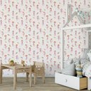 Ver imagem 2 de Papel de Parede Bailarina e Flores Quarto de Menina 57x270cm