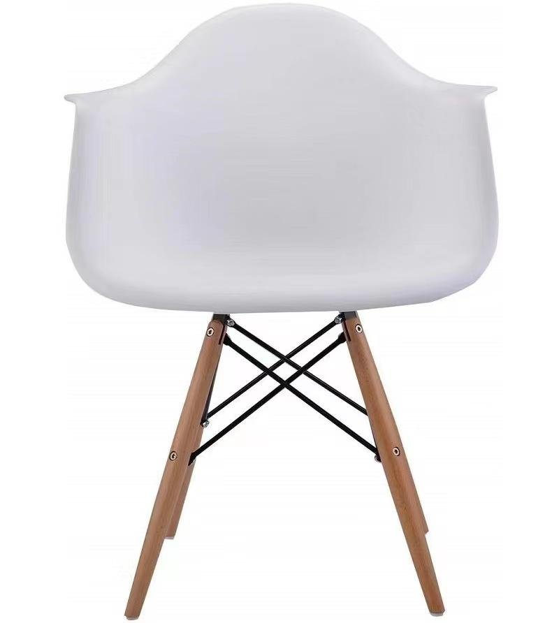 Cadeira Prizi Eames com Braço E65 Branca