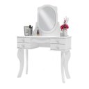 Ver imagem 1 de Penteadeira com Espelho Modulado Princesa Branco