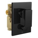 Ver imagem 2 de Misturador Monocomando 4 Vias de Parede Chuveiro Unic 3/4" Black Noir - 2994.bl90.no