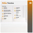 Ver imagem 3 de Colchão Viúva Hanover One Ortopédico Espuma D33 Pillow Top Cinza