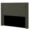 Cabeceira Casal Queen Estofada para Cama Box Toronto Veludo Cor Tabaco - 1