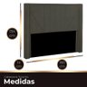 Cabeceira Casal Queen Estofada para Cama Box Toronto Veludo Cor Tabaco - 4