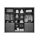 Ver imagem 2 de Guarda Roupa Casal 6 Portas e 8 Gavetas Robust-livorno Branco