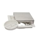 Ver imagem 4 de Ralo Oculto 10x10 Inox Seca Piso Linear