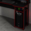 Ver imagem 4 de Mesa Para Computador Notebook Gamer ME4153 Preto/Vermelho - Tecno Mobili