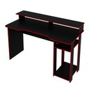 Ver imagem 1 de Mesa Para Computador Notebook Gamer ME4153 Preto/Vermelho - Tecno Mobili