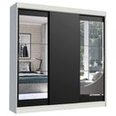 Ver imagem 2 de Guarda-roupa Casal Madesa Istambul 3 Portas de Correr com Espelhos 3 Gavetas