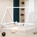 Ver imagem 1 de Cama Casal Montessoriana Valentina Branco