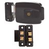 Fechadura Elétrica Agl LR 100 Com Botão 12V Abertura Interna + Contato Deslizante - 1