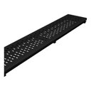 Ver imagem 5 de Ralo Linear 15x100 Grelha Alumínio Anodizado Preto
