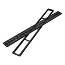 Ver imagem 4 de Ralo Linear 15x100 Grelha Alumínio Anodizado Preto