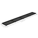 Ver imagem 2 de Ralo Linear 15x100 Grelha Alumínio Anodizado Preto