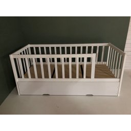 Cama Montessoriana Cercado Solteiro C/ Auxiliar - 3