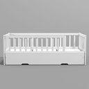 Ver imagem 4 de Cama Montessoriana Cercado Solteiro C/ Auxiliar