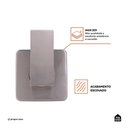 Ver imagem 5 de Acabamento de Misturador Monocomando Quadrado para Banheiro Oiapoque - Pingoo.casa - Prata Escovado