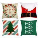 Ver imagem 1 de kit 4 capas almofadas de natal