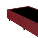 Ver imagem 2 de Base Box Solteiro Vinho 38x88x188
