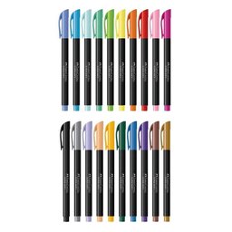 Kit Caneta Hidrográfica Supersoft Brush 150720soft 20 Cores - Faber Castell - 1