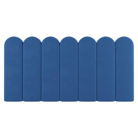 Painel Cabeceira Cama Box Solteiro Lana 90cm Suede Azul - Abmaza