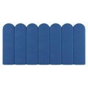 Ver imagem 1 de Painel Cabeceira Cama Box Solteiro Lana 90cm Suede Azul - Abmaza