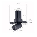 Ver imagem 5 de Spot de Embutir Nordecor Aiva Retrátil No-frame Redondo Led Alto Irc 97 12w Bivolt