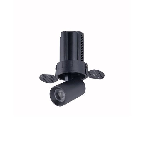 Spot de Embutir Nordecor Aiva Retrátil No-frame Redondo Led Alto Irc 97 12w Bivolt