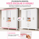 Ver imagem 3 de Guarda-Roupa Solteiro com Espelho 4 Portas 3 Gavetas Capelinha Pérsia Demóbile