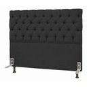 Ver imagem 1 de Cabeceira Para Cama Box Queen 1,6 M Lisboa:Suede Preto
