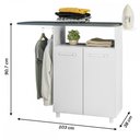 Ver imagem 4 de Tábua de Passar Roupa Melissa 2 Portas Branco - Nicioli