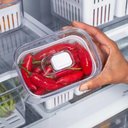 Ver imagem 4 de Conjunto Organizadores de Geladeira Clear Fresh 4 Peças 650 Ml Transparente ou