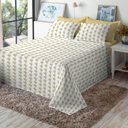 Ver imagem 2 de Jogo de Cama King Size Algodão 130 Fios 4 Peças Estampado