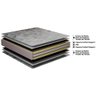 Cama Box Queen Colchão Ortofirm + Box 158x198x71 Double Face Espuma D33 Dourado - 6