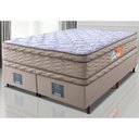 Ver imagem 1 de Cama Box Queen Colchão Ortofirm + Box 158x198x71 Double Face Espuma D33 Dourado