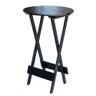 Kit 4 Jogos de Mesa Bistrô de Madeira com 2 Cadeiras Dobrável Ideal para Bar e Restaurante Preto - 3
