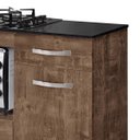 Ver imagem 7 de Balcão de Cozinha para Cooktop 2 Portas Violeta Kaiki Móveis