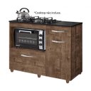 Ver imagem 2 de Balcão de Cozinha para Cooktop 2 Portas Violeta Kaiki Móveis