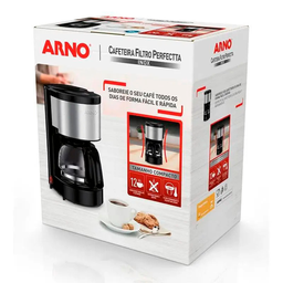 Cafeteira Elétrica Arno Perfectta Cfpi Preta Inox 127v 600ml - 6