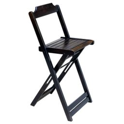 Jogo De Mesa Bistrô De Madeira Com 2 Cadeiras Dobravel Ideal Para Bar E Restaurante Tabaco - 3