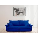 Ver imagem 1 de Sofá Retrátil e Reclinável Paris 2.00m Super Pillow - Azul