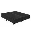 Ver imagem 2 de Cama Box Bipartido Casal Bege + Colchão Espuma D20 138x188x10
