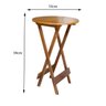 Mesa De Madeira Bistrô Dobravel Ideal Para Bar E Restaurante Mel - 2