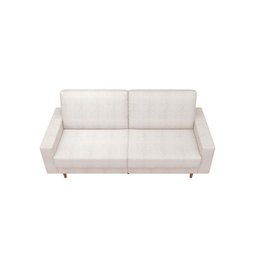 Sofá na Caixa Fit 03 Lugares Living 180cm Bouclé - 3