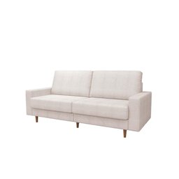 Sofá na Caixa Fit 03 Lugares Living 180cm Bouclé - 1